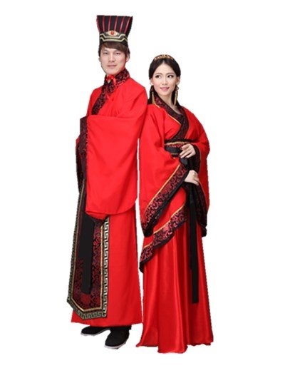 Kiểu Trung Quốc Trung Quốc Han đám cưới váy gió của Trung Quốc vài chiếc váy cưới dressred đỏ cổ váy kẻ bắt nạt cũ gió chàng trai trẻ được cải thiện chiếc váy cưới