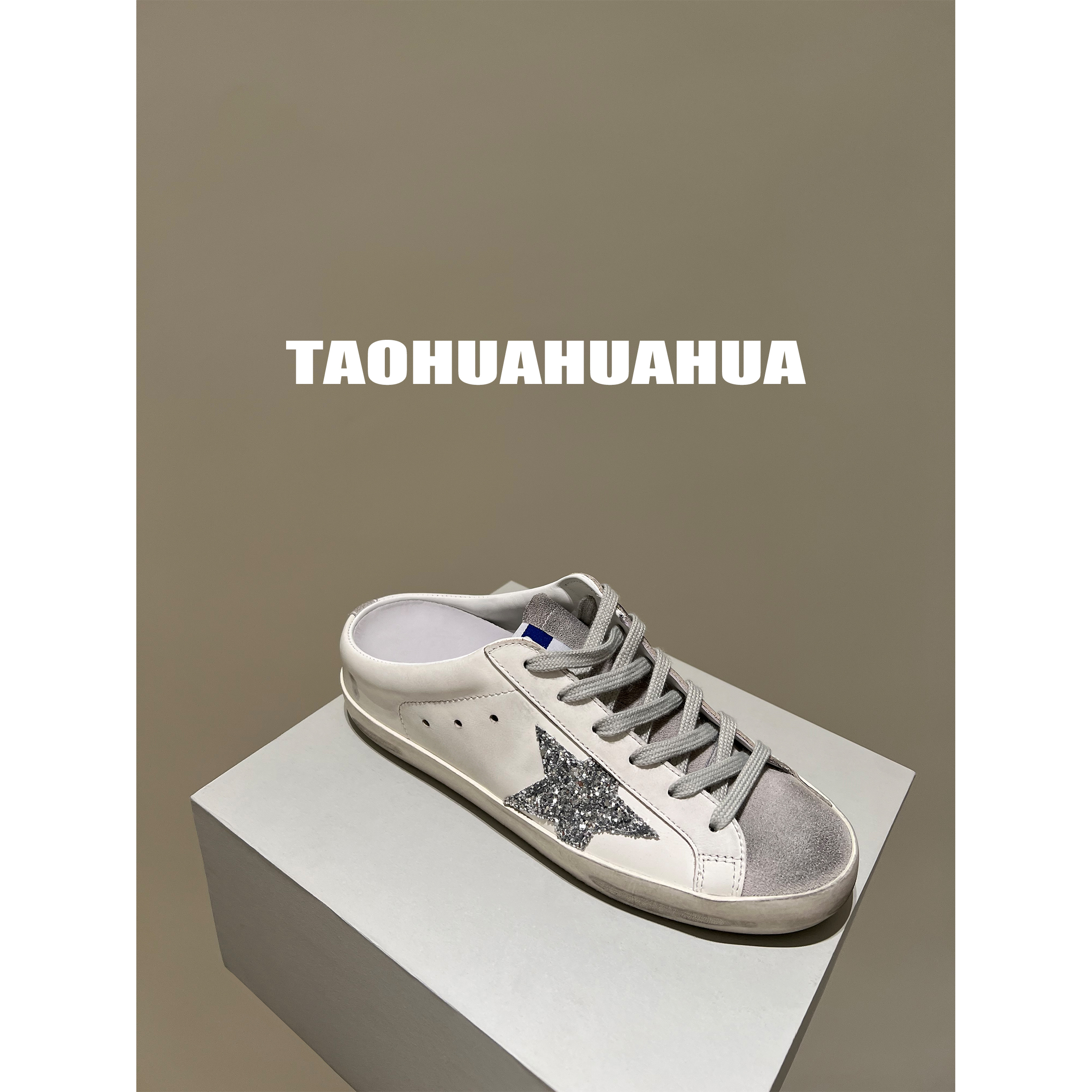 TAOHUAHUA3 21 new products closed eye entry 22 spring and summer new make of old half totether small dirty shoes casual shoes women 