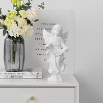 Nordic creative ribbon Angel character ornaments home living room wine cabinet TV cabinet decoration crafts decoration