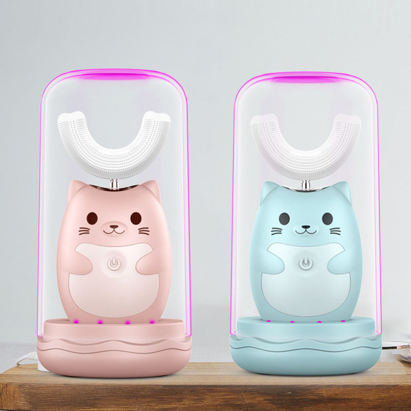 懒贝贝儿童电动u型超声波全自动宝宝刷牙神器口含式哈哈智能牙刷