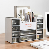 Office desk storage box Drawer storage cabinet Plastic multi-function debris small storage box Office shelf