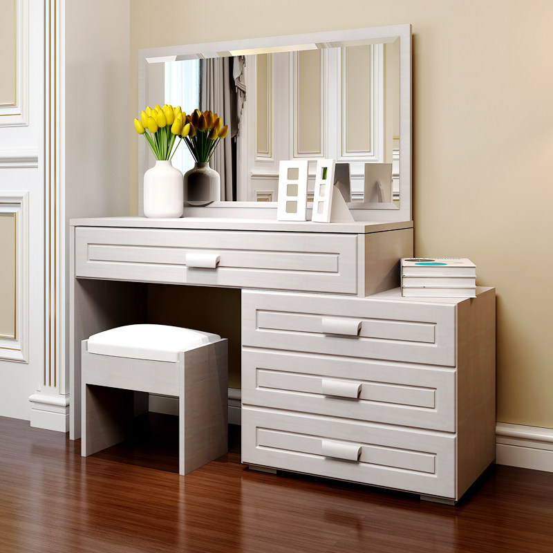Cosmetic table new bedroom economy modern simple fashion cabinet European mini family multi-functional makeup table