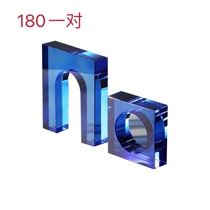 Crystal arch ornaments square circle jewelry modern simple light luxury style custom hole Xuan closed living room home