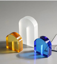 Color Crystal Arch ornaments creative arch bookend cross ornaments model room living room sales office accessories