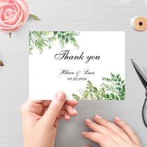 Customize the wedding answer Shea wedding thanks to the card Marriage Mori Birthday Cards Hand-painted Small Card Wedding items