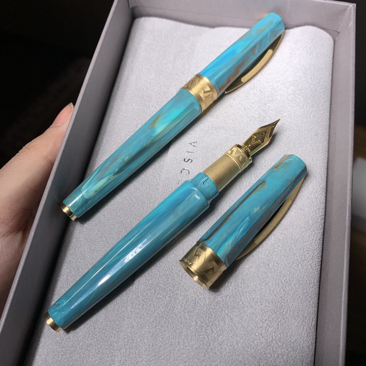 Ручка перьевая 国内现货 visconti mirage海市蜃楼 古希腊神话系列雅典娜 钢笔