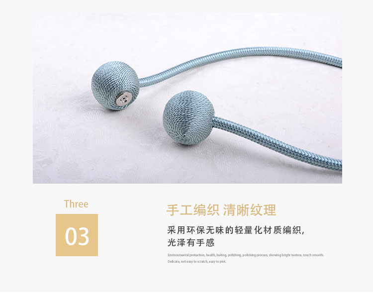 Punch-free từ quai rèm khóa phòng khách sáng tạo hoang dã Rèm Hàn Quốc dây buộc rèm rèm từ hoa trang trí ren - Phụ kiện rèm cửa khung nhôm rèm cửa