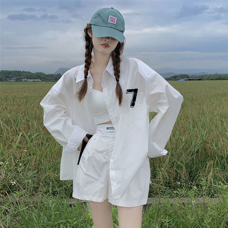 Fat mm Korean Style Age-Reducing Loose Plus Size Long-Sleeved Shirt Jacket Women's 2024 Autumn and Winter Shirt Printed Top Fat mm Korean Style Age-Reducing Loose Plus Size Long-Sleeved Shirt Jacket Women's 2024 Autumn and Winter Shirt Printed Top