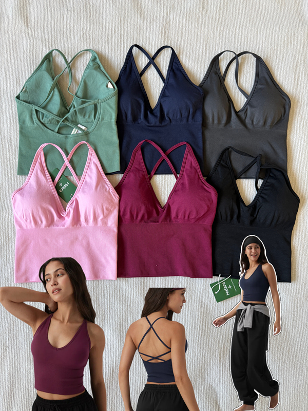 Slimming Waist-Revealing Vest! Foreign Trade Single-Piece Halar* Sleeveless Slim-Fit Knitted Vest for Layering, Slimming Camisole