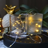 敖世 Светодиодная маленькая лампа украшения творческая подарочная коробка для девочки комната спальня медная линия свеча чашка