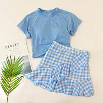 Swimsuit Female girlfriends Teenage Girl Conservative Little Fresher Cute Split High Waist Skirt Style Spa South Korea Ins Swimsuit