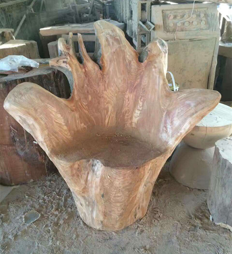 Toàn bộ rễ cây khắc ghế gốc cây phân ghế chủ ghế xoay ghế cà phê bàn ​​trà bàn gỗ rắn phân - Các món ăn khao khát gốc bàn gốc cây