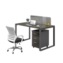 Modern and simple best-selling furniture staff desk desk 46 four-person screen work space card seat partition staff table and chair