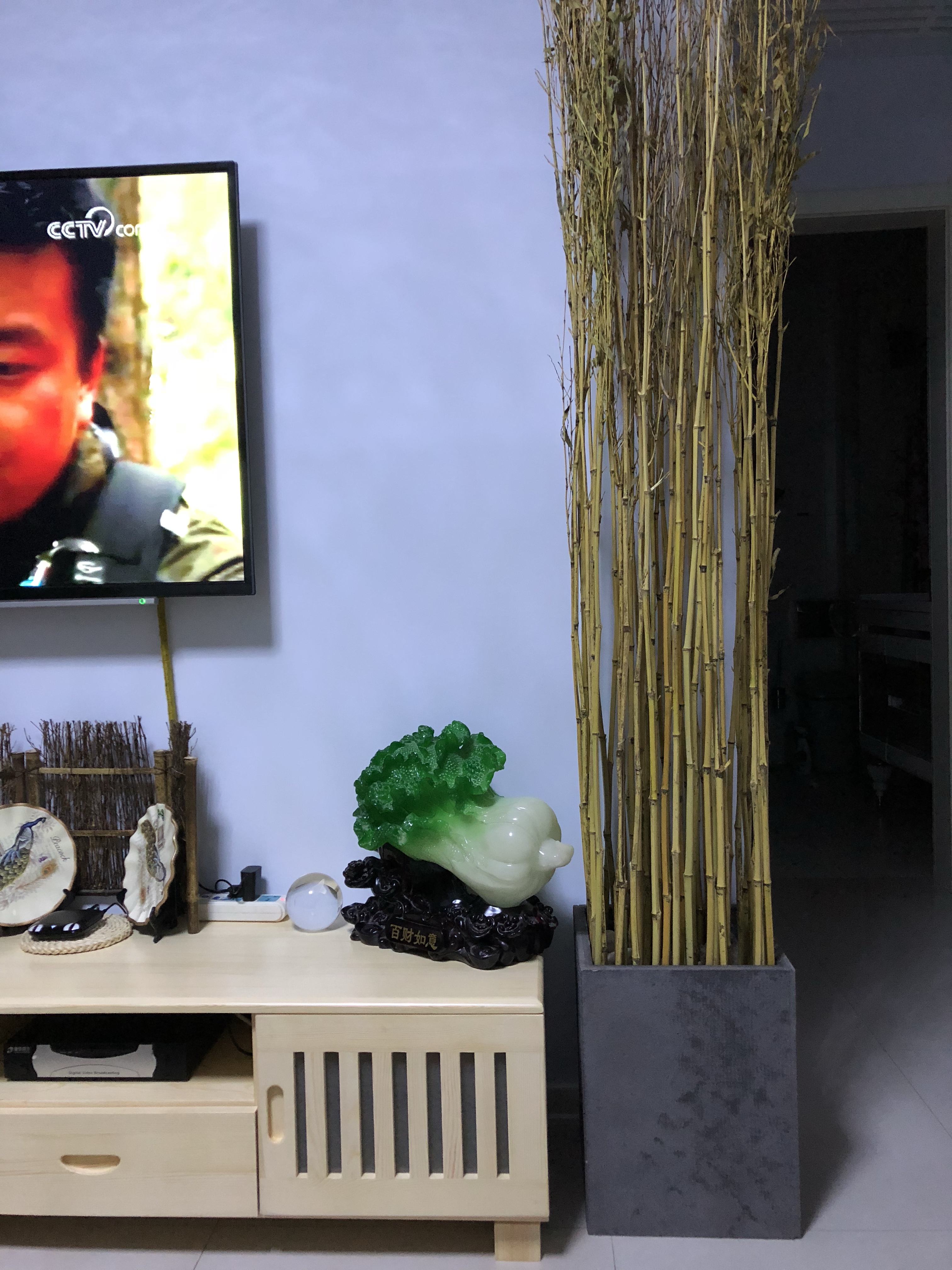 Màn tre - Màn hình / Cửa sổ vách ngăn gỗ tự nhiên