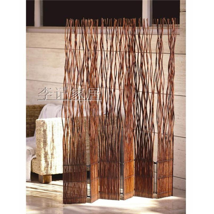 New 60 fold natural willow decoration partition of the Season Hotel Household Living room Simple fashion personality screen recommended