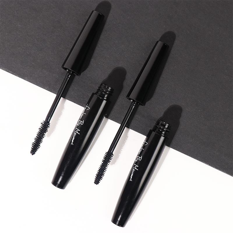 Korean Fi Poetry Small Laying Black Pole Big Belly mascara waterproof slim, thick and dense rolls and not fainting female students