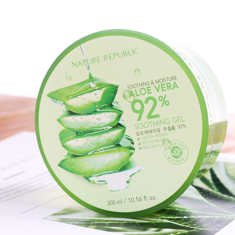 Korean Natural Park Aloe Vera Natural Republic repair moisturizing sun after repair acne printing gel