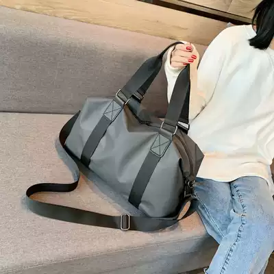 Travel bag women's short-distance travel bag Hand bag light and large capacity luggage bag short-term travel Sports small Fitness Bag