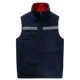 Quần yếm nam vest vest ngoài trời dày ấm phản chiếu dải kỹ thuật quần áo vest vệ sinh mùa đông dụng cụ áo 3 lỗ tập gym