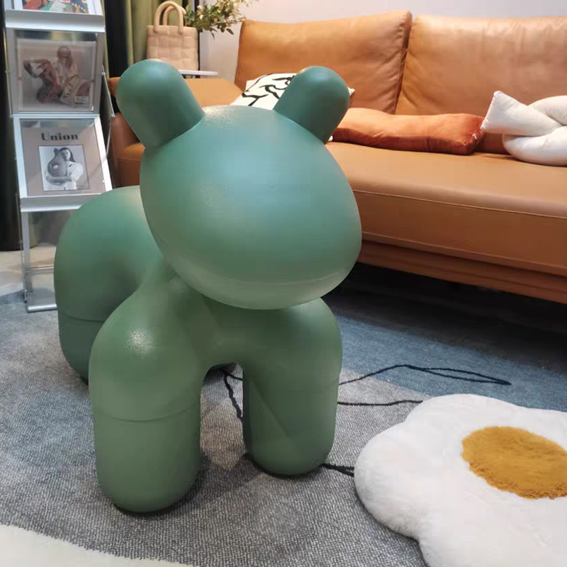 Pony chair stool creative Nordic modern minimalist living room floor decoration model room decoration personality net red chair