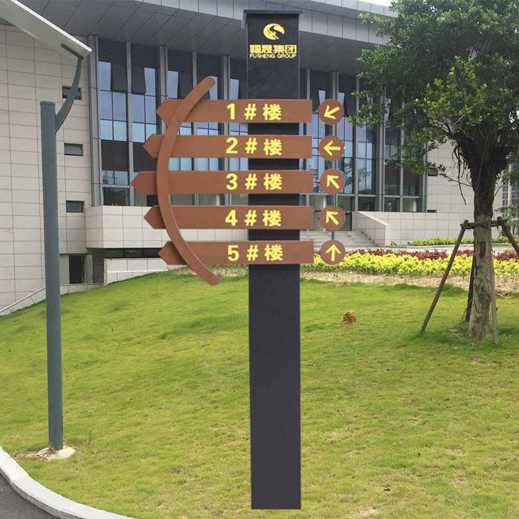 Signboard Vertical outdoor floor signboard Community diversion guide signboard production custom custom signboard