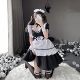 Sexy hollow Japanese lust apron ບໍລິສຸດ Lolita maid ສາຍ cosplay ຊຸດຂະຫນາດໃຫຍ່ຂະຫນາດໃຫຍ່