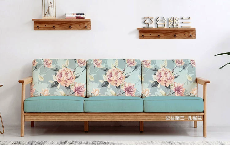 Sofa gỗ rắn tùy chỉnh 笠 bao gồm tất cả vải bao gồm hiện đại đơn giản phổ quát bọt biển đệm sofa - Ghế đệm / đệm Sofa