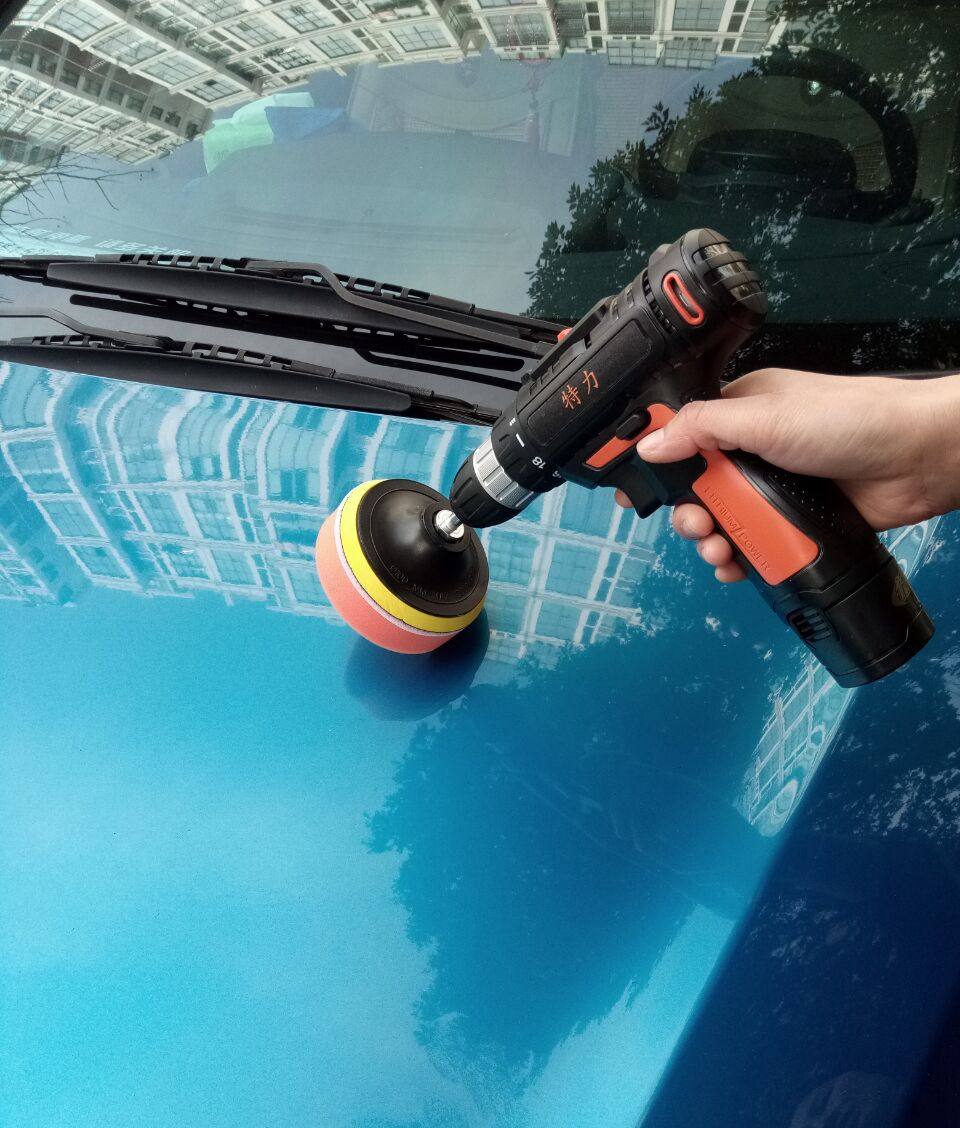 Wireless car polishing machine waxing machine rechargeable electric polishing glazing machine floor furniture scratch repair tool
