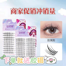 Platinum Plus Sunflower Upgrade 10 Rows, Large Capacity Lazy Trilogy, Mother's Life, Natural Imitation, Fake Eyelash, Internet Red Style