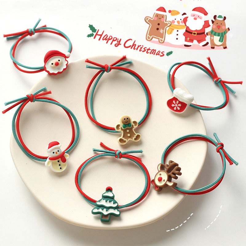 New Christmas series of headbands for your boyfriend, small rubber bands, good-looking besties, hair bands, hair bands, small Christmas gifts