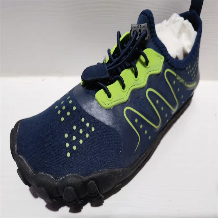 Foreign Trade Five Finger Shoes Covered Shoes Swimming Shoes Lovers Non-slip Abrasion Resistant Light Breathable Shock Absorbing Beach Shoes