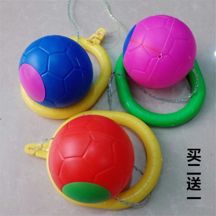 Jumping ball with one foot tossing the ball, children's fitness jumping ball, dazzling dance and jumping ring, buy two get one free flash