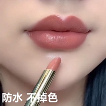 Big-name cinnamon lipstick long-lasting non-fading non-stick cup moisturizing white Audi fixed makeup raincoat