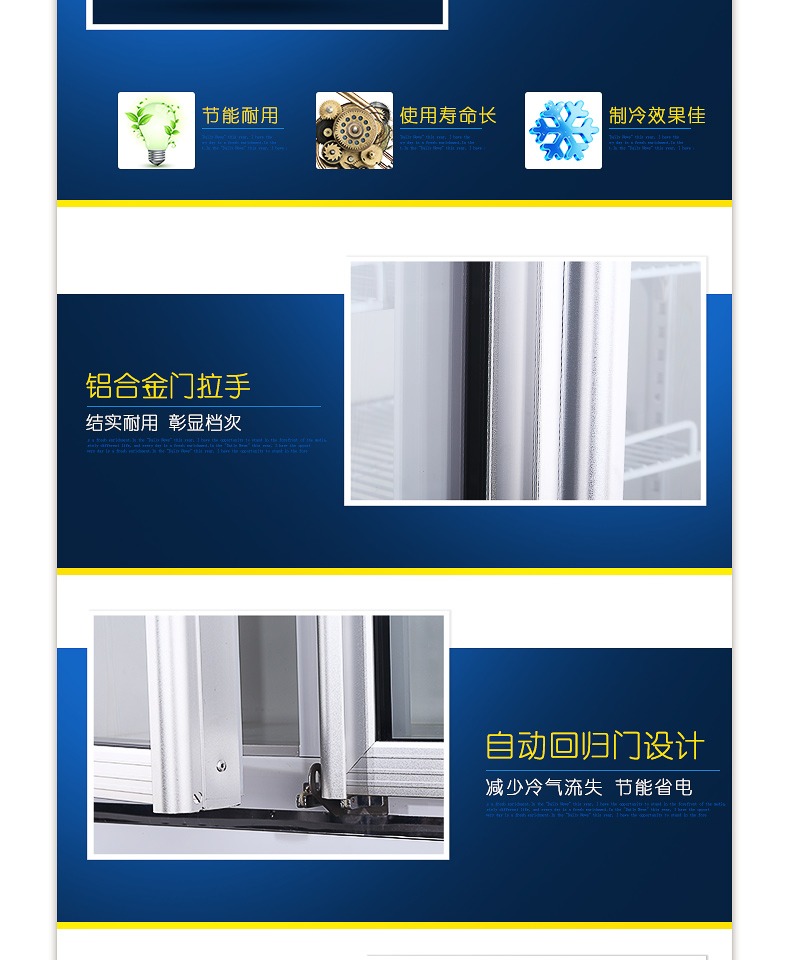 Sui Ling LG4-1000M3 Tủ trưng bày thương mại Tủ đông 3 cửa Tủ lạnh giữ nước giải khát Tủ lạnh cửa kính dọc - Tủ đông tủ đông inverter