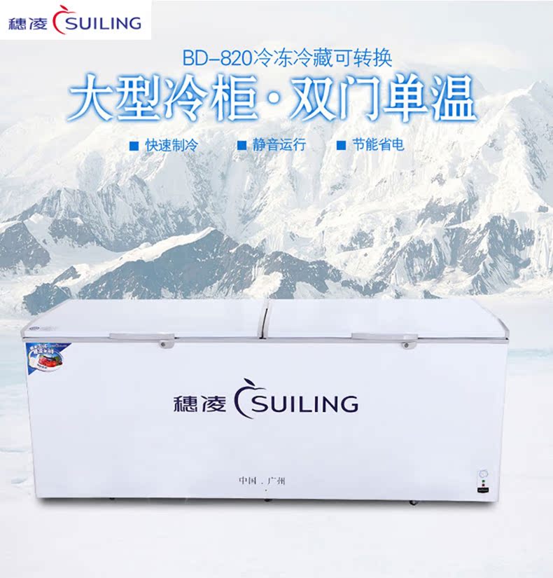 Sui Ling BD-820 tủ đông lạnh chuyển đổi tủ đông lớn tủ đông hải sản thương mại - Tủ đông tủ đông sanaky 4099a1