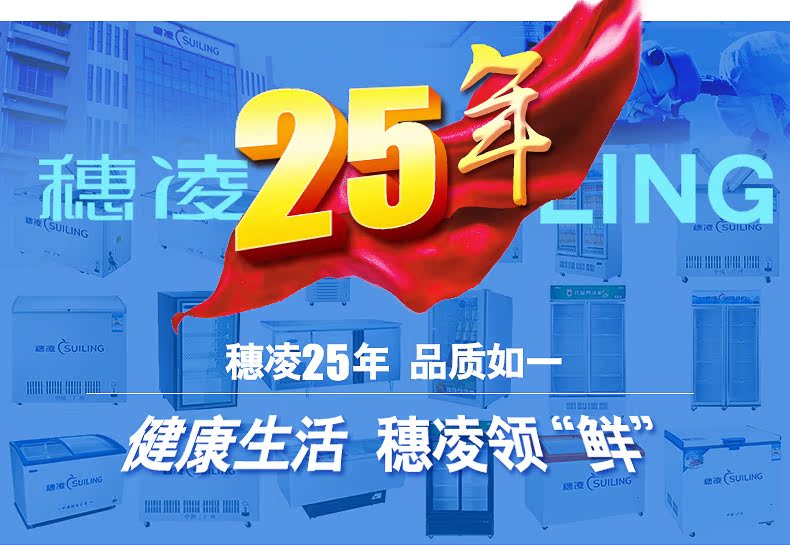 穗 凌 Tủ đông đồ uống LG4-253LW, tủ trưng bày kính lạnh, tủ trưng bày tủ lạnh - Tủ đông tủ đông sanaky 400l
