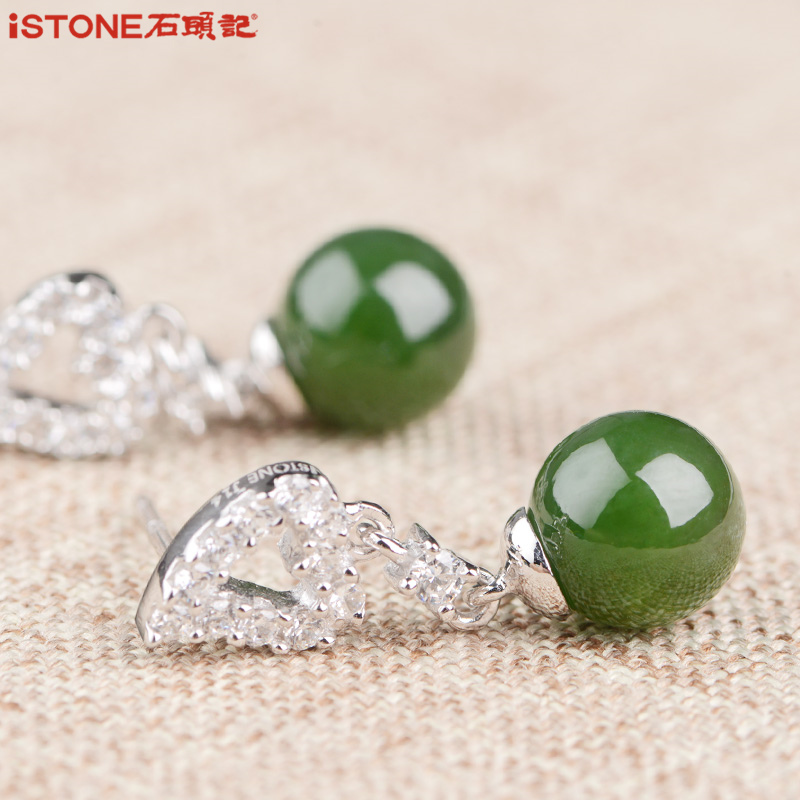 Boucles d oreilles pendantes Femme ISTONE    en Cristal naturel pierre semi-precieuse - Ref 3100828 Image 4