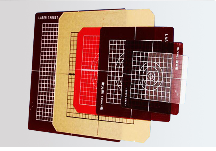 Laser pituitary instrument vertical instrument laser target red white laser target plate with weft-meter target 150200300