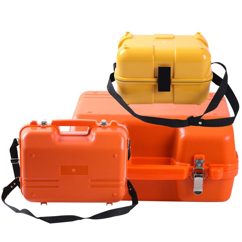 Mapping Toolbox Level Gauge of Weft Instrument Full Station Instrument Box Portable Shockproof Large Capacity Plastic Engineering Case