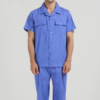 Темно -синий - костюм с короткими рукавами (67 Юань) Топ + брюки