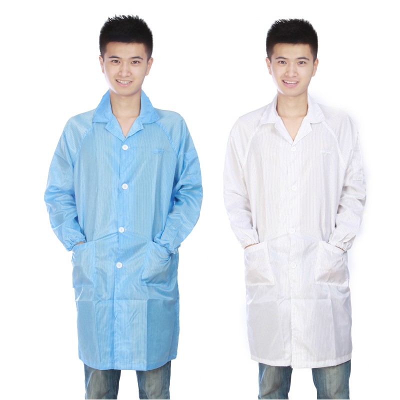 Anti-static clothes large-coat protective clothing dust-proof clothes large-coat clean clothes Anti-static dust-free food factory Grand-coat