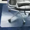 Transparent carpet Computer chair floor mat Office swivel chair protective mat Tasteless pvc waterproof plastic nail non-slip