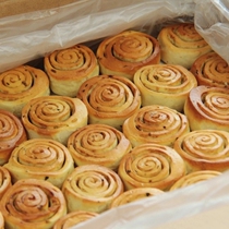 Near Le roasted flower bun roasted bun roasted flower Roll 2kg Shanxi Yuncheng specialty dry steamed bun pepper salt flavor