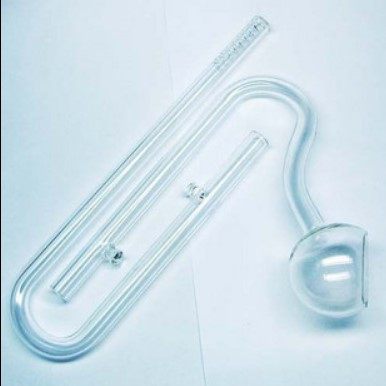 Straw-cylinder aquarium building View round horn type glass in water outlet pipe suitable for 12 16 hose filter barrel suction cup