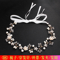 Children's hair accessories hair band girl's headdress headdress Korean style fresh girl's garland princess hairband flower girl performance accessories