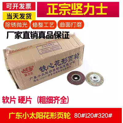 Jia Li 4 inch iron core flower type impeller 100 Blade film 80 mesh 120 mesh 240 mesh one box for sale