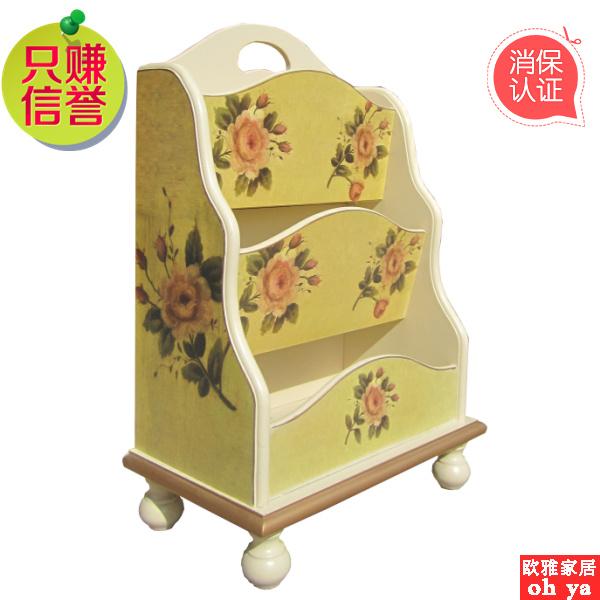 Mục vụ châu Âu rắn gỗ tạp chí giá gỗ báo giá sàn ba tầng tạp chí giá đặc biệt - Kệ kệ sách giá rẻ