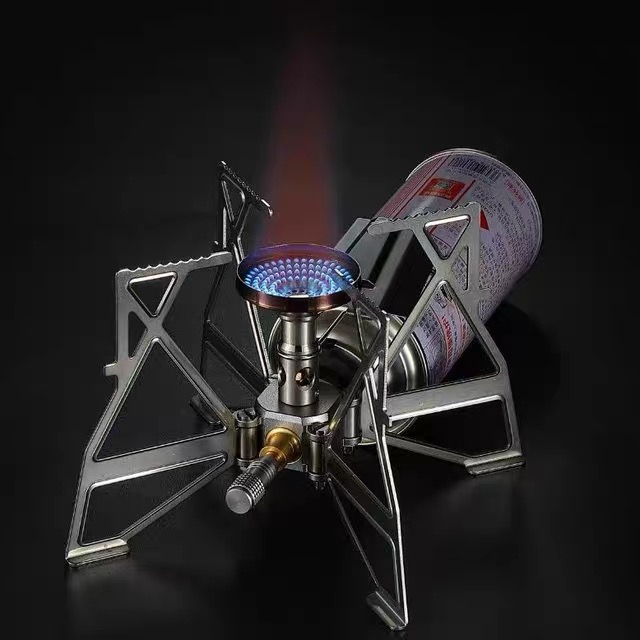 Coman Butterfly Stove Folding Windproof Gas Stove Outdoor Camping Self-driving Mountaineering High-power Stabilized Stove Head XD3-NE