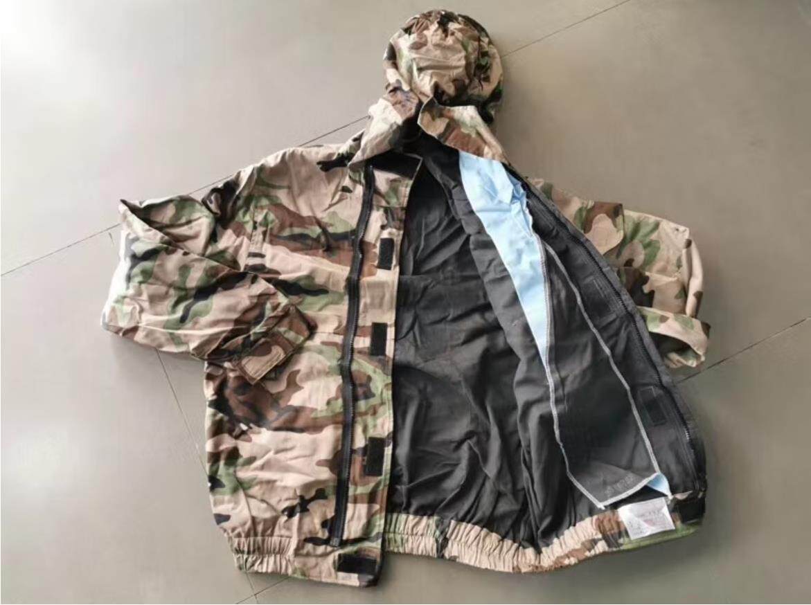 FFF02荒漠型防毒服全套防护服防毒液半透气分体式防化服4