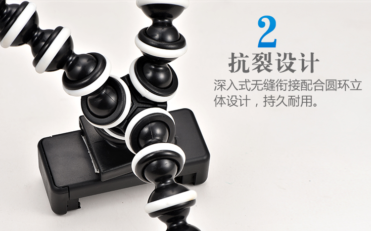 Chân máy điện thoại di động Điều khiển từ xa Bluetooth Octopus xách tay Mini Camera ngoài trời lười biếng xem khung máy tính để bàn - Phụ kiện điện thoại di động giá để điện thoại trên ô tô